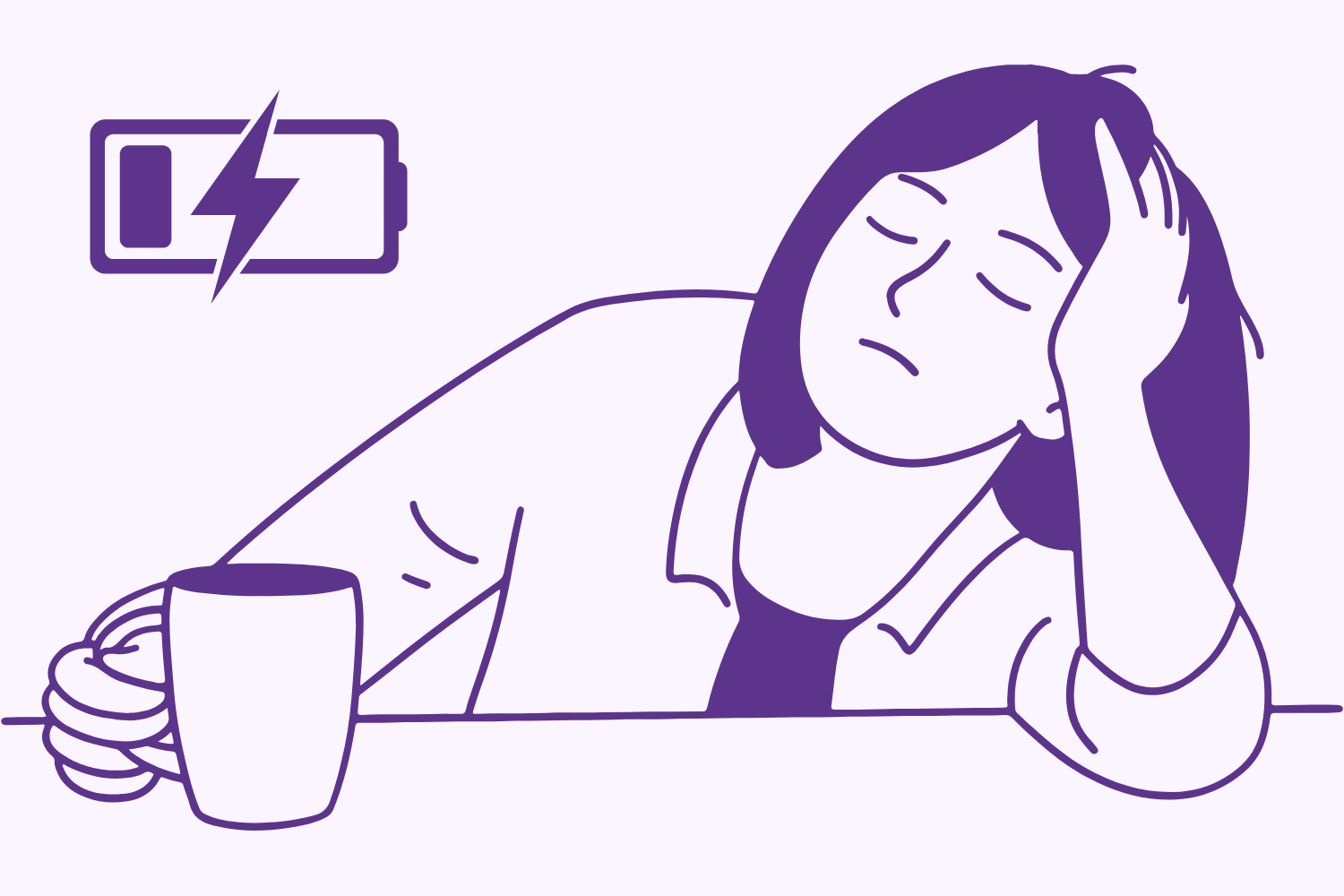 Erschöpfung in der Perimenopause