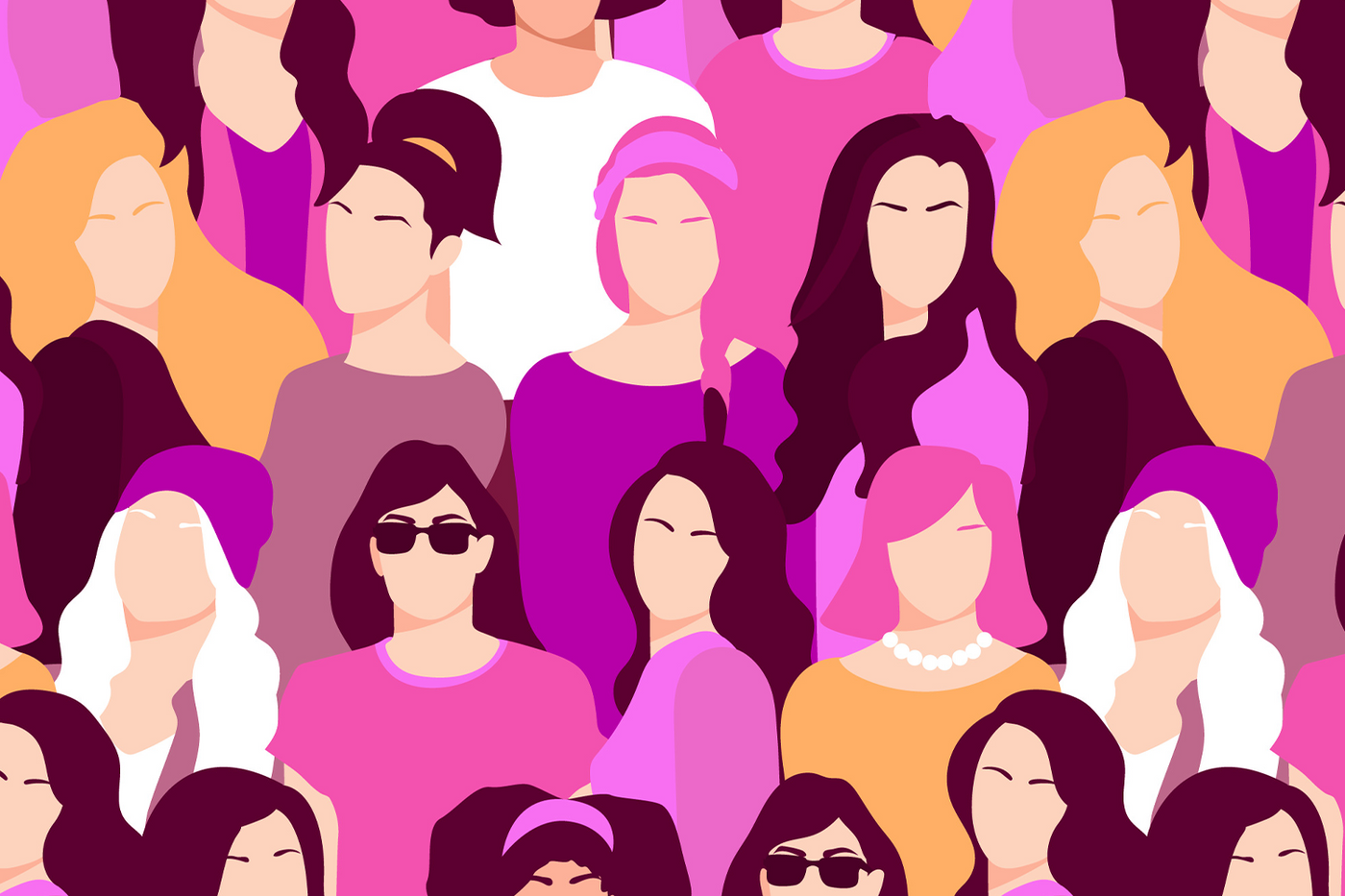 viele Frauen