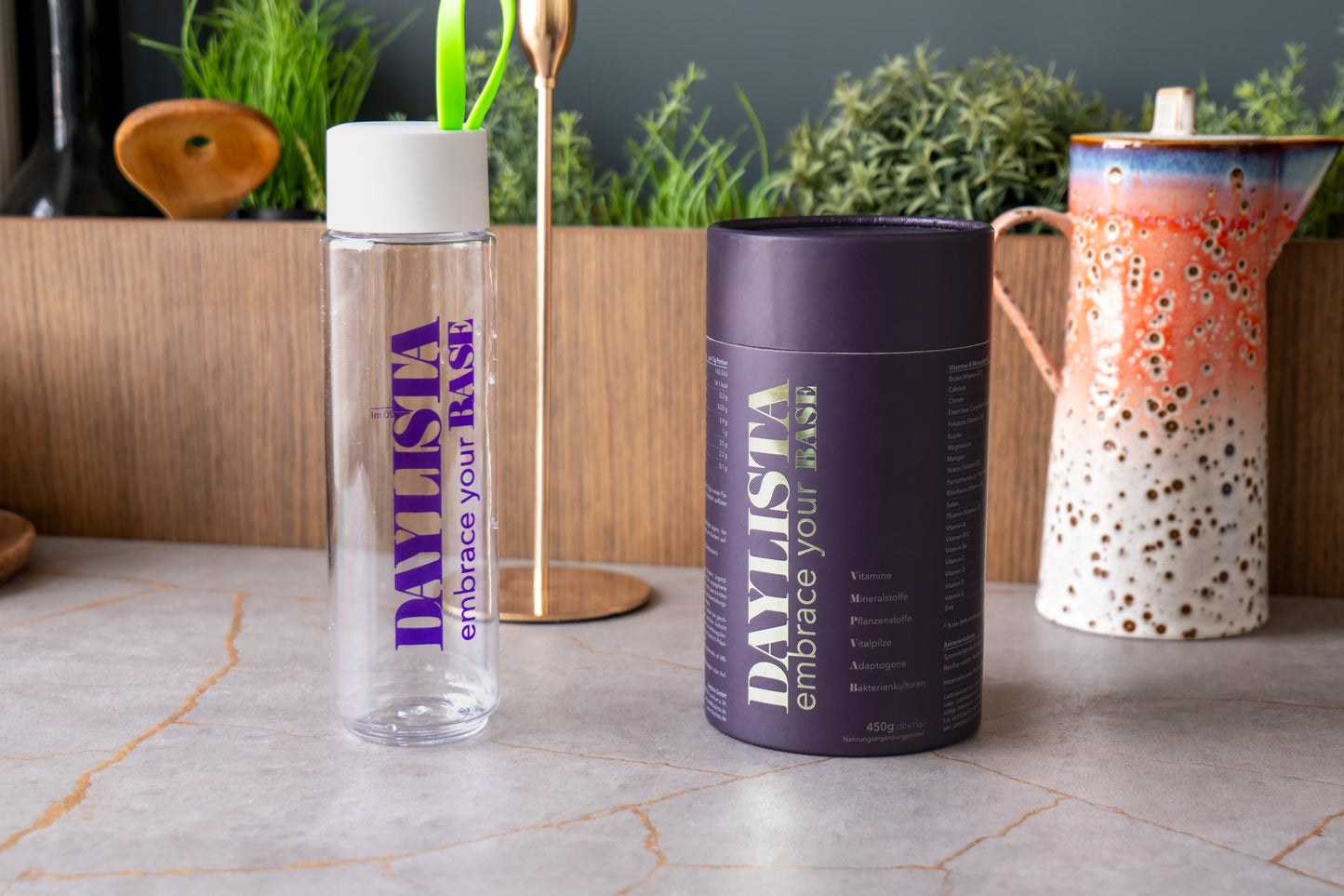 Daylista Trinkflasche und Dose